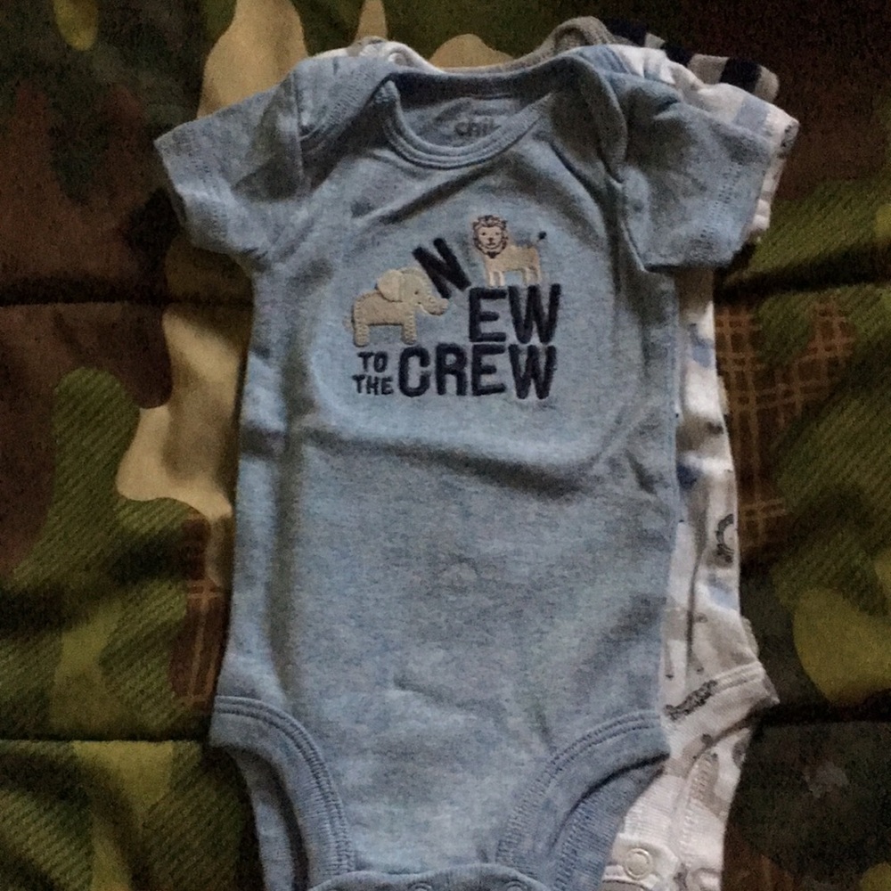 3 child of mine onesies